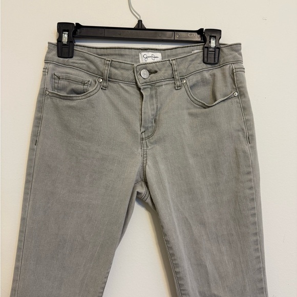 2/$30 Jessica Simpson Meadow Green Rolled Cropped Skinny Jeans Size 6 - Picture 5 of 10
